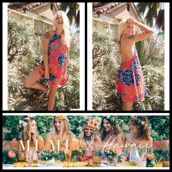 Show Me Your MuMu Dresses & Skirts - 💕SHOW ME YOUR MUMU💕 Katy Halter Dress Floral NWT